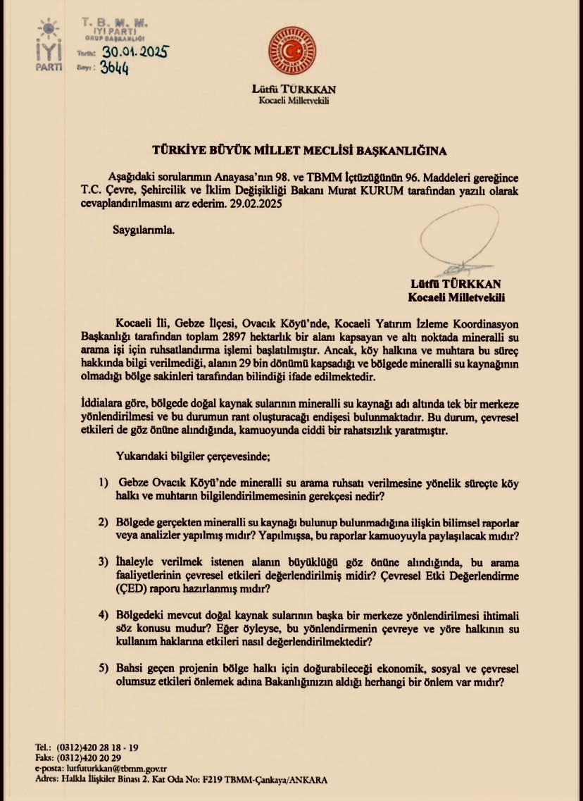 Gebze Ovacık Köyünde Rant Tartışmaları Büyüyor