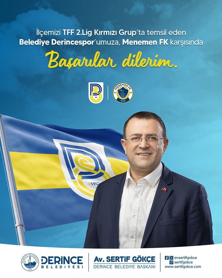 Belediye Derincespor, Menemen FK Karşısında Zafere Hazırlanıyor