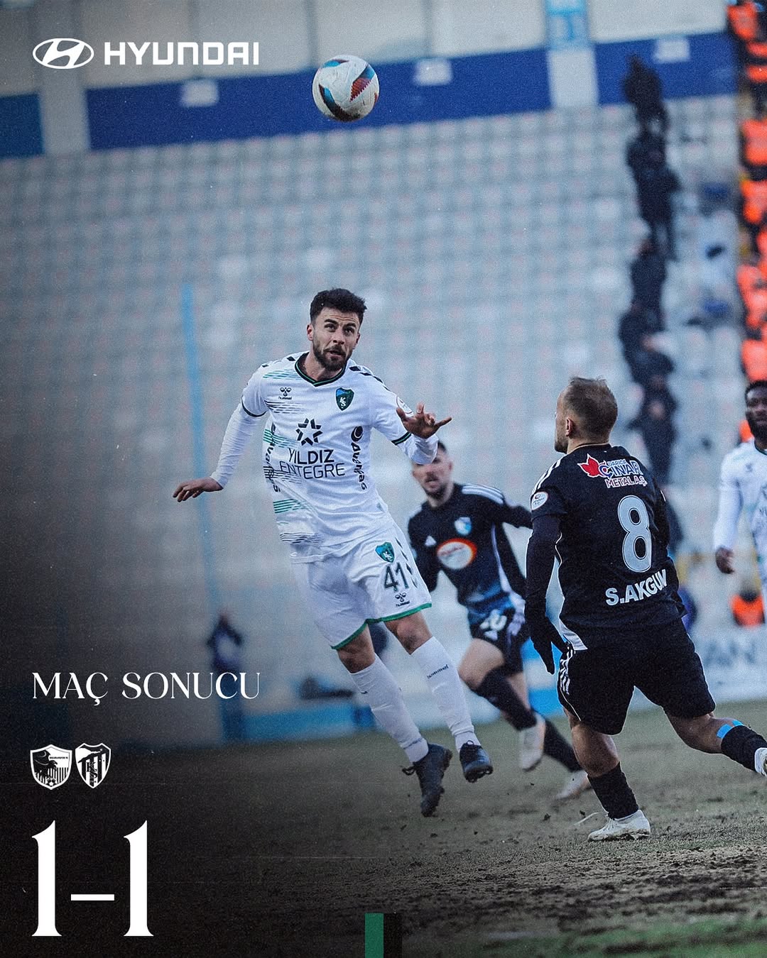 Erzurumspor ve Kocaelispor Berabere Kaldı