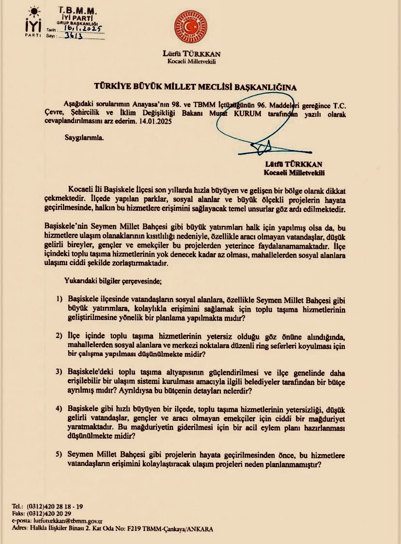 Başiskele'deki Toplu Taşıma Sorunları Meclis Gündeminde