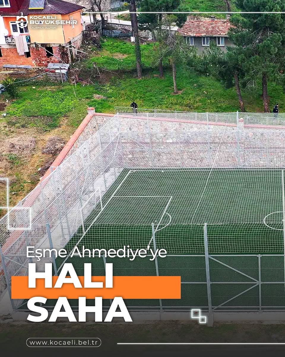Kocaeli'nin Kırsal Mahallelerine Yeni Halı Saha Müjdesi
