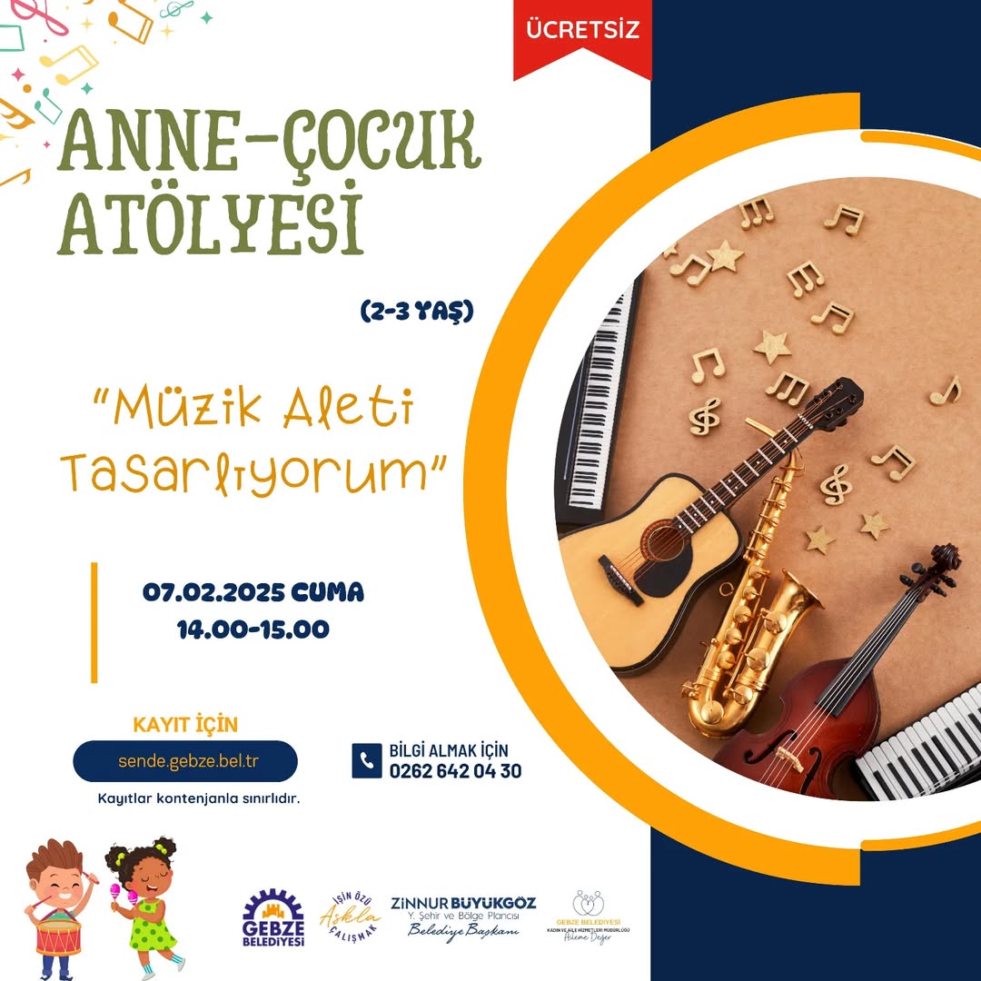 Gebze’de Anne ve Çocuklar İçin Eğitici Atölye