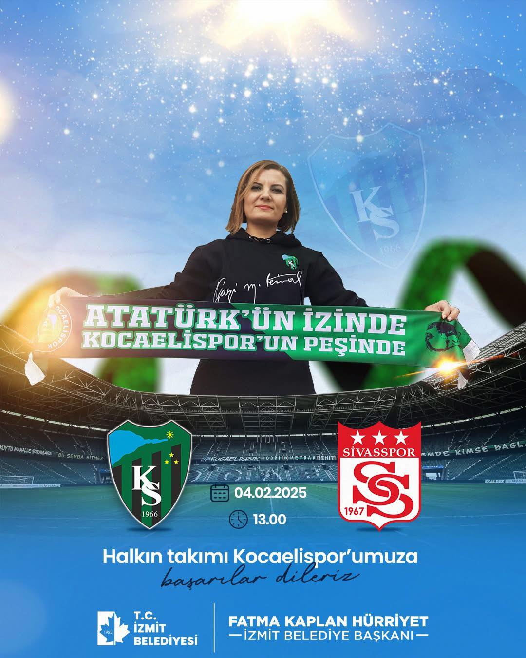 Kocaelispor, Ziraat Türkiye Kupası'nda Sivasspor ile Karşılaşıyor