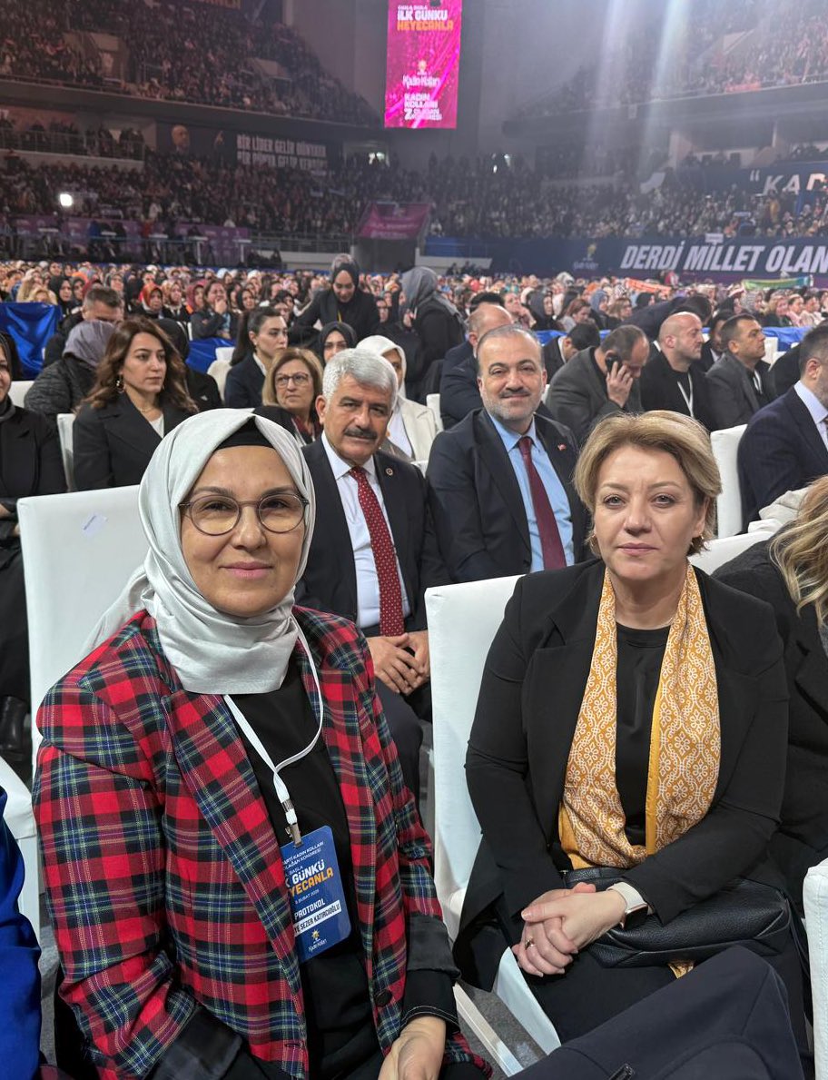AK Parti Kadın Kolları Olağan Kongresi Ankara'da Gerçekleşti