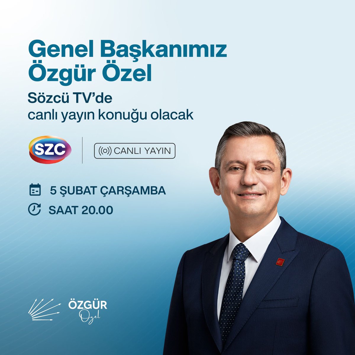 Özgür Özel, Sözcü TV Canlı Yayınında