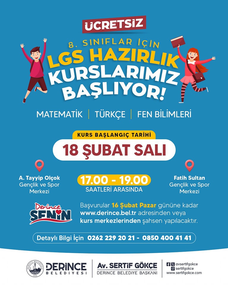 LGS'ye Hazırlık İçin Ücretsiz Kurslar Başlıyor