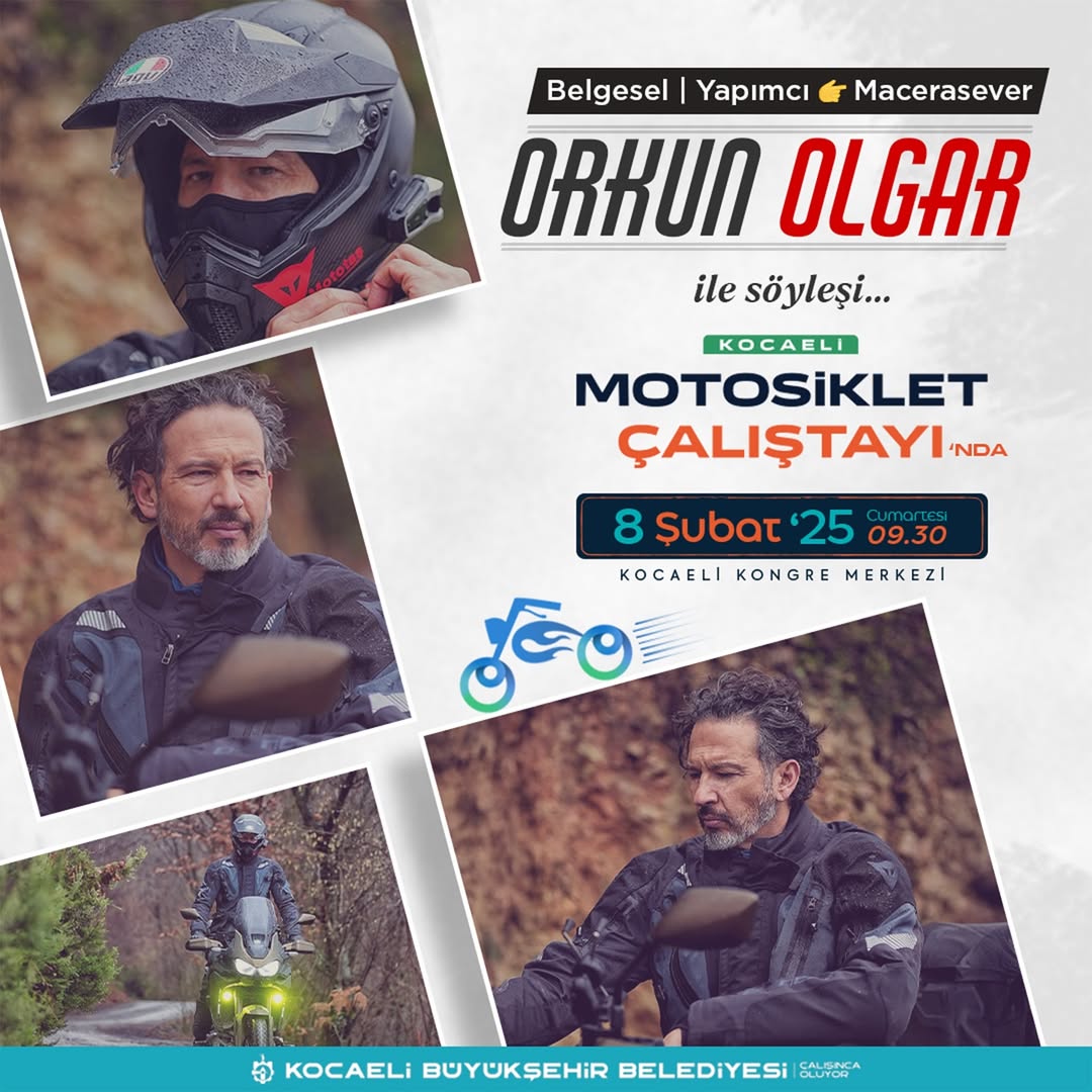 Kocaeli Motosiklet Çalıştayı Başladı: Macerasever Orkun Olgar Etkinlikte
