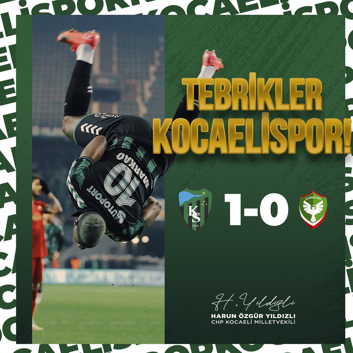 Kocaelispor Şampiyonluk Yolunda İlerliyor