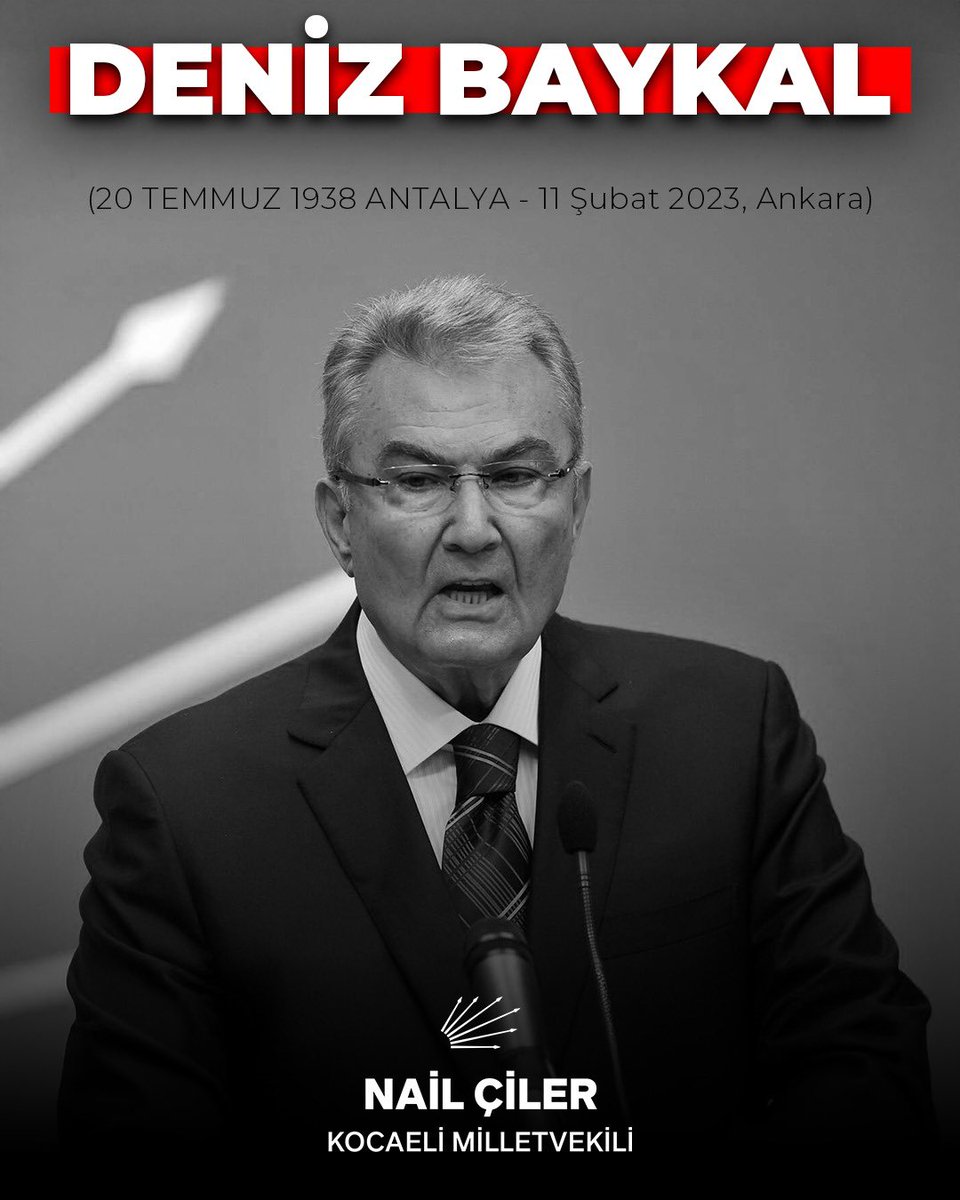 Deniz Baykal'ın 2. Ölüm Yıldönümünde Anıldı