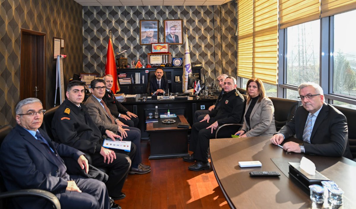 Vali İlhami Aktaş'ın İl Afet ve Acil Durum Müdürlüğünü Ziyareti
