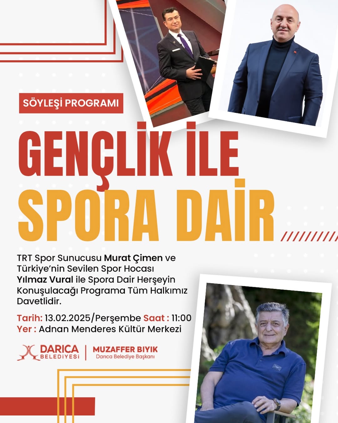 Darıca'da Gençlik ve Spora Dair Söyleşi Programı