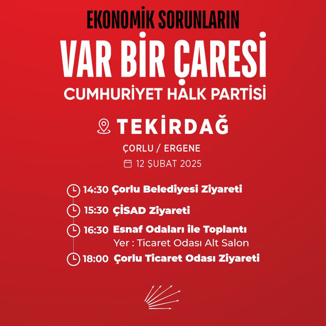 CHP Ekonomi Takımı Tekirdağ'da Ekonomik Çözümlerini Anlatıyor