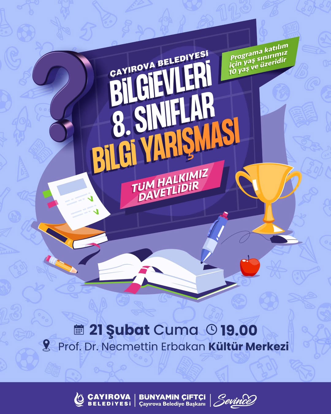Çayırova Bilgievleri Arası Bilgi Yarışması Başlıyor