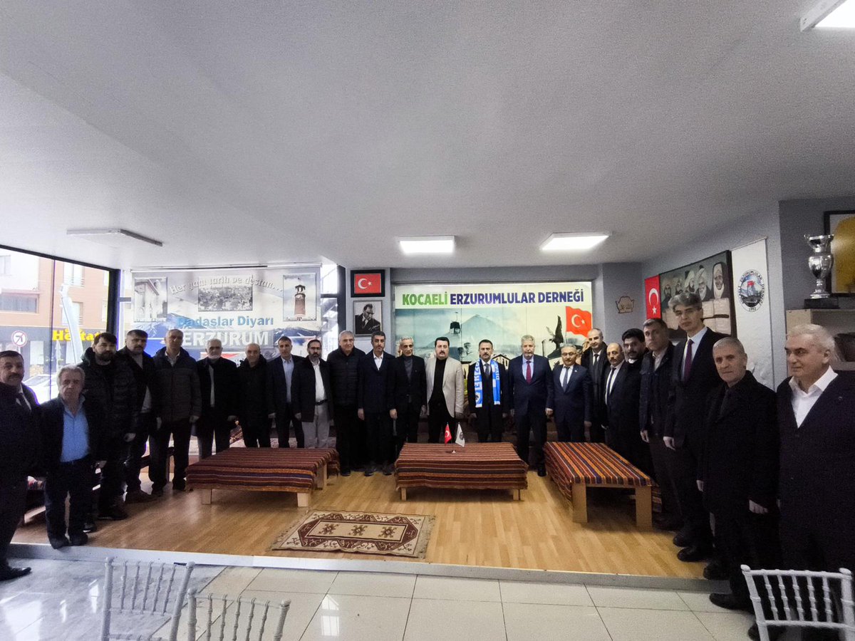 Vali Aktaş, Kocaeli Erzurumlular Derneği'ni Ziyaret Etti