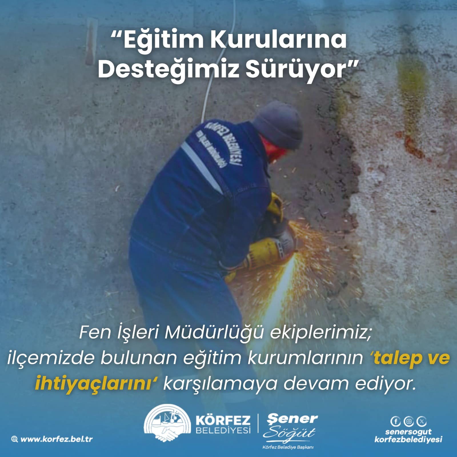 Körfez Belediyesi Eğitim Kurumlarına Desteğini Sürdürüyor
