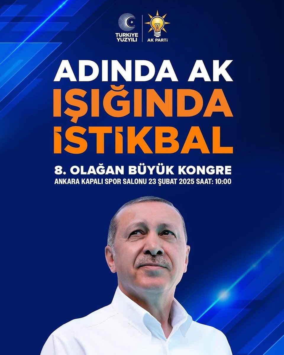 AK Parti'nin Büyük Kongresine Davet: Türkiye Yüzyılı Başlıyor