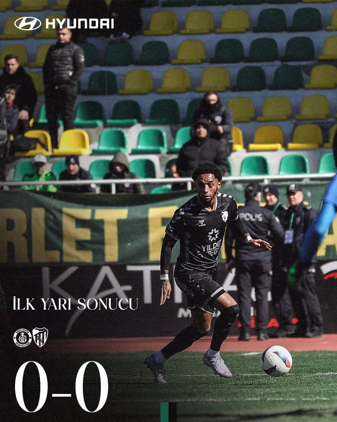 Kocaelispor, Şanlıurfaspor Deplasmanında İlk Yarıyı Berabere Tamamladı