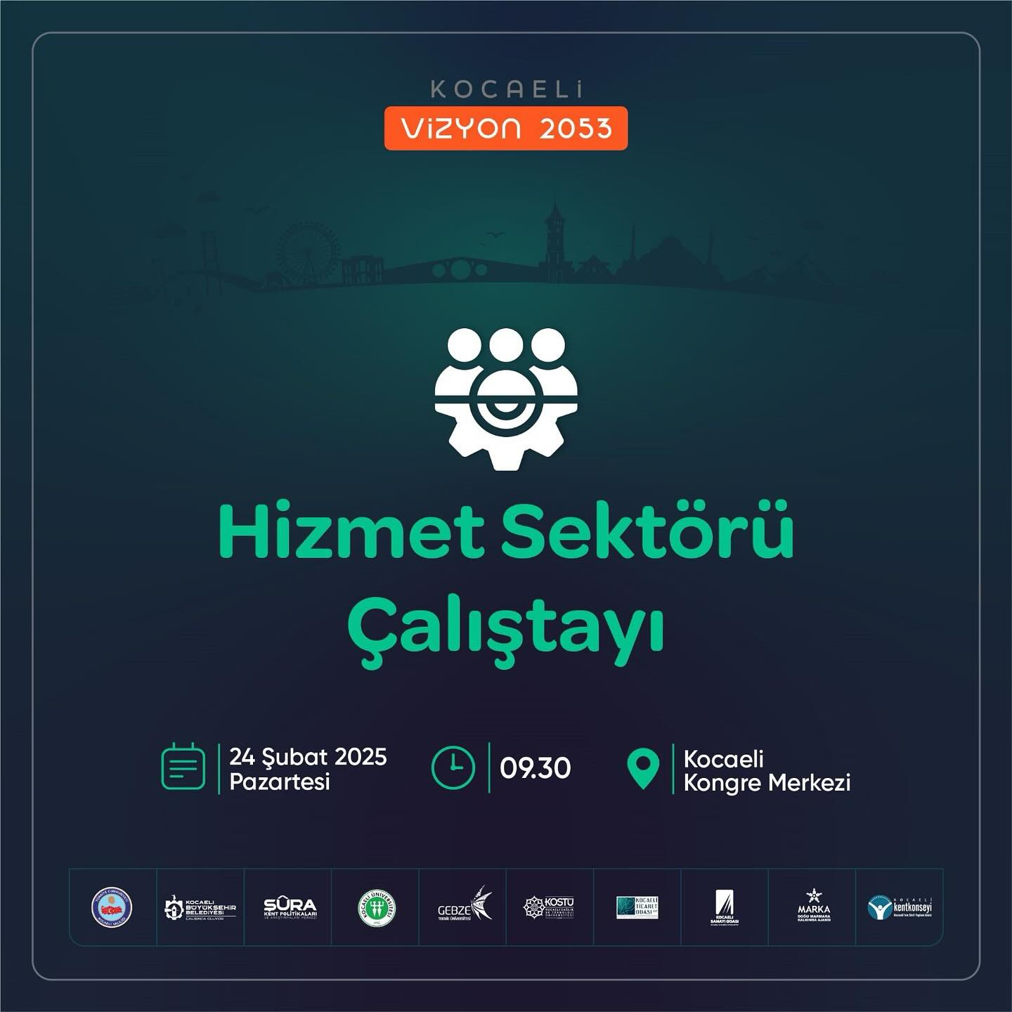Kocaeli'nin 2053 Vizyonu Şekilleniyor: Hizmet Sektörü Üzerine Çalıştay Düzenleniyor