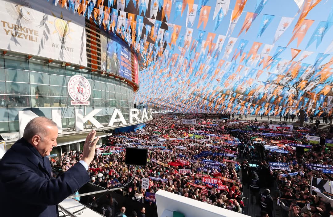 Başkent Ankara'da Recep Tayyip Erdoğan’a Coşkulu Destek
