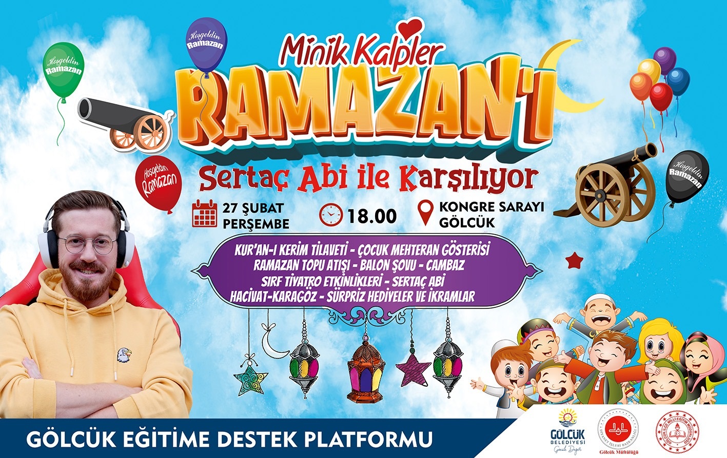 Gölcük'te Çocuklar Ramazan Ayını Renkli Etkinliklerle Karşılayacak