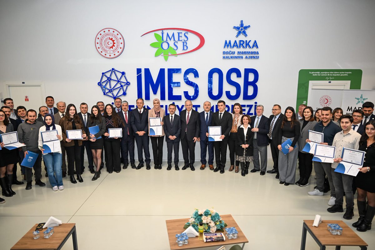 İMES OSB Mükemmeliyet Merkezi'nde İstihdam Garantili Mühendis Geliştirme Programı Sertifika Töreni Gerçekleştirildi