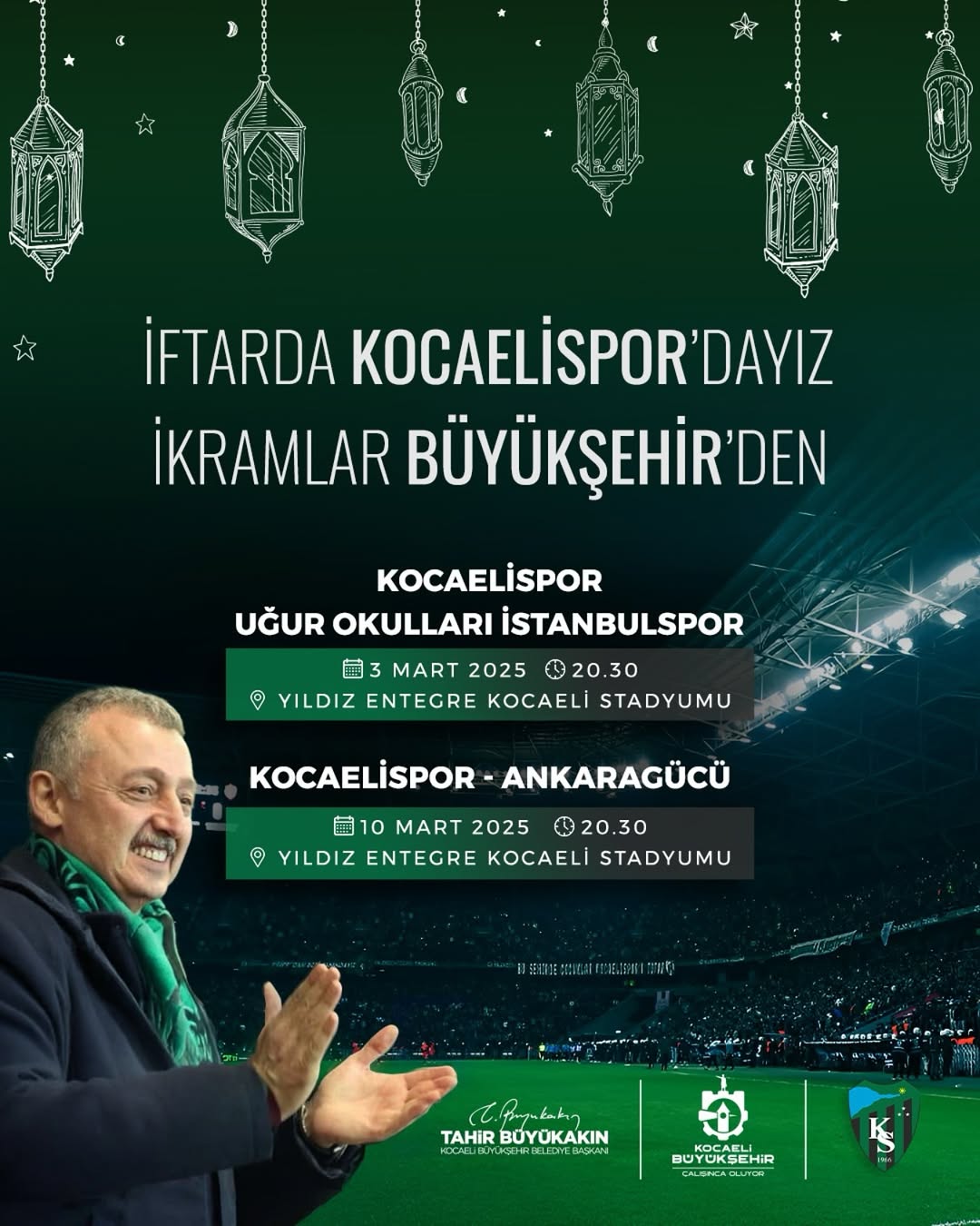 Ramazan Ayında Kocaelispor Maçları İftar Sofralarıyla Taçlanıyor