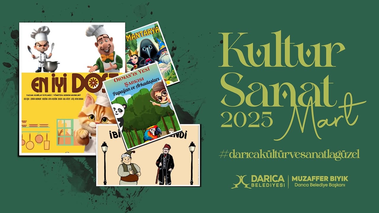 Darıca'da Mart Ayı Kültür ve Sanat Etkinlikleri Başlıyor
