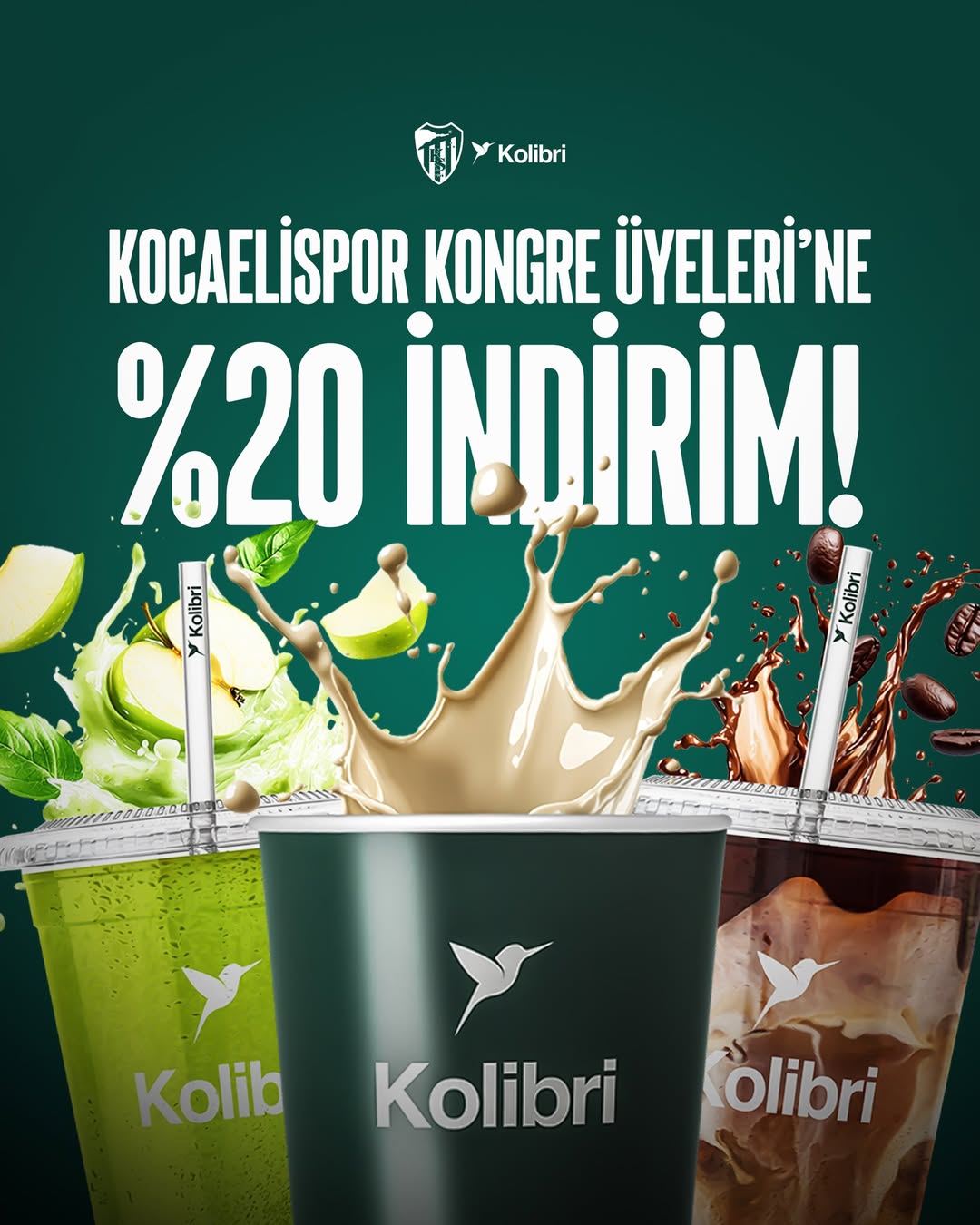 Kongre Üyelerine Özel Kolibri Coffee İndirimi