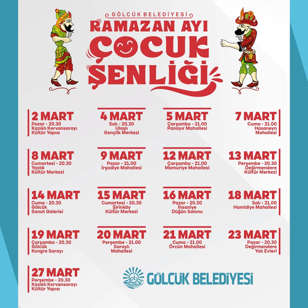 Gölcük'te Geleneksel Ramazan Eğlenceleri Çocukları Bekliyor