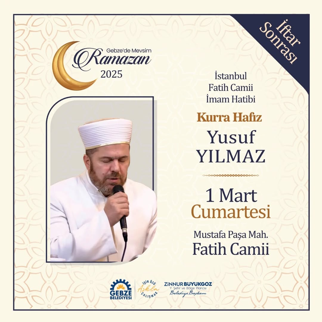 İstanbul Fatih Camii'nde Teravih Namazı İçin Özel Program Düzenleniyor